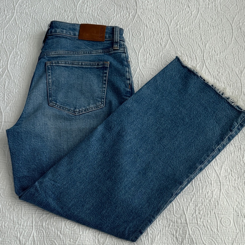 J Crew Slim Wide Leg Jeans